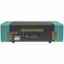 Load image into Gallery viewer, AVGO CR6230E-TU Portable USB Turntable With Foldout Speakers - Turquoise
