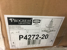 Load image into Gallery viewer, Progress Lighting Legend 9-Light Antique Bronze Chandelier P4272-20
