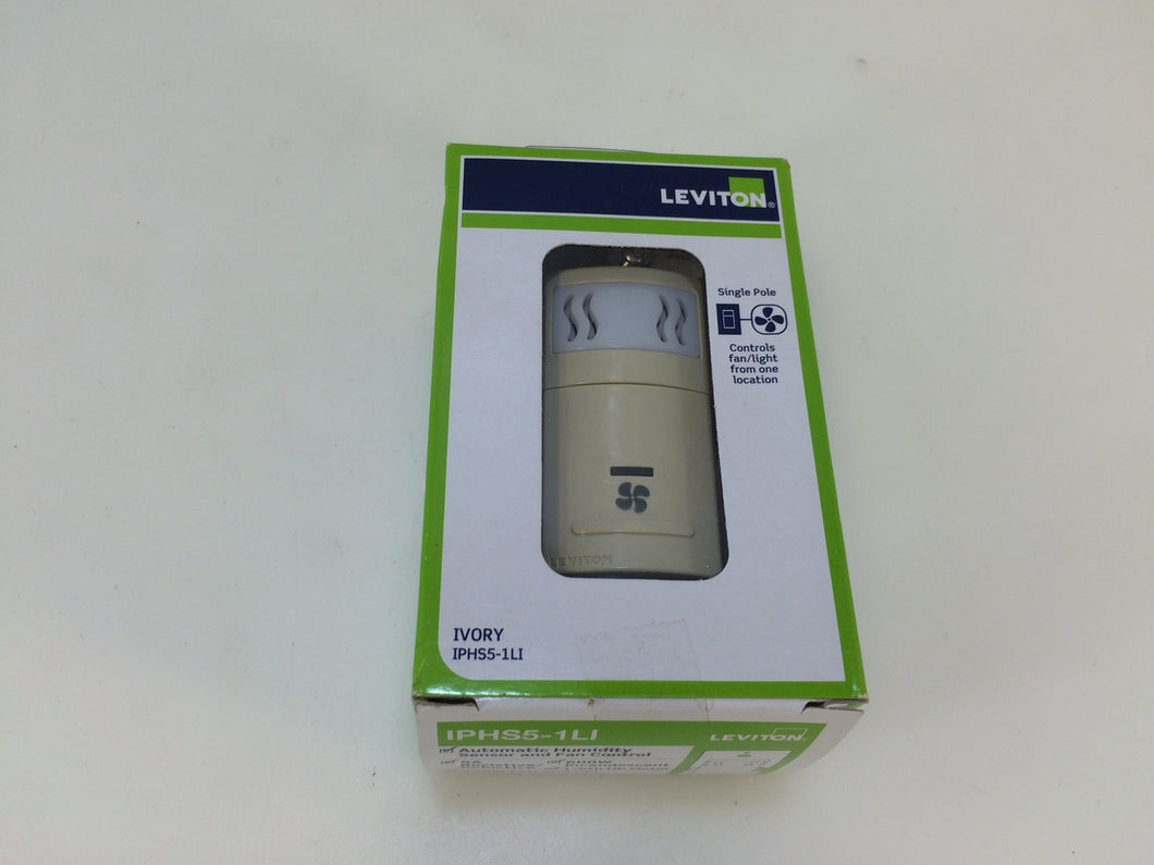 Leviton IPHS5-1LI 119-Volt Humidity Sensor and Fan Control, Ivory