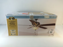Load image into Gallery viewer, Hampton Bay 51563 Rothley 52&quot; Brushed Nickel Ceiling Fan 1001029635
