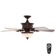 Load image into Gallery viewer, Hampton Bay Dawson 54 in. Indoor Weathered Copper Ceiling Fan AC426-WCP
