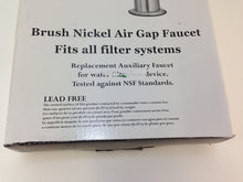 Load image into Gallery viewer, Watts 1-Handle Water Dispenser Faucet Air Gap Brushed Nickel 0958234
