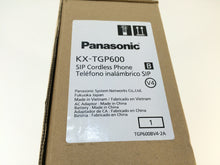 Load image into Gallery viewer, Panasonic KX-TGP600 SIP Dect Base Unit &amp; Cordless Handset, Black
