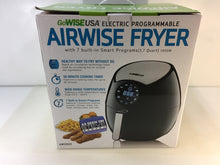 Load image into Gallery viewer, GoWISE USA GW22621 3.7 Qt. Digital Touchscreen Air Fryer with Recipe Book
