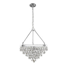 Load image into Gallery viewer, Decor Living Milton 6-Light Chrome Crystal Pendant 7500GB-015
