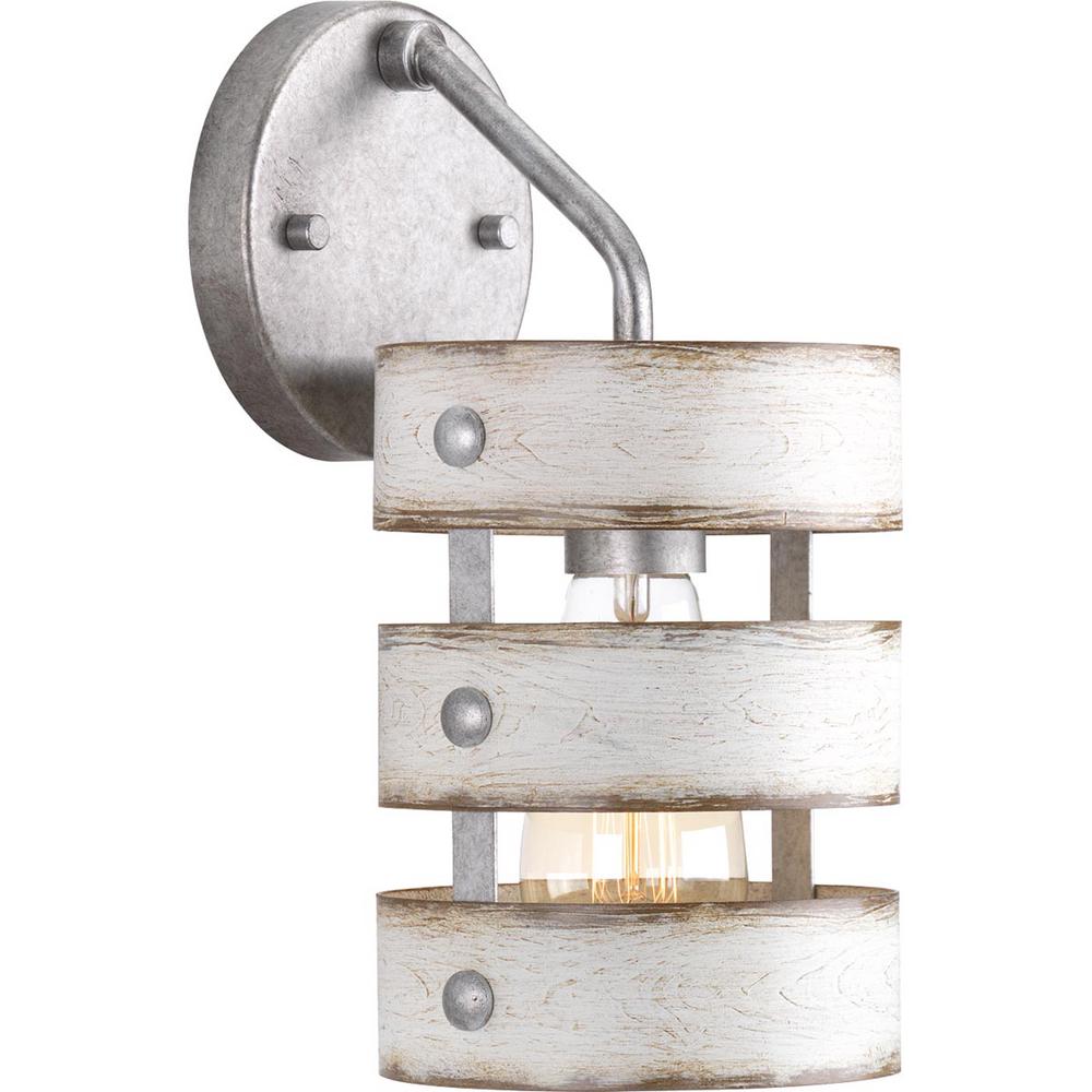Progress Lighting Gulliver 1-Light Galvanized Bath Light P710031-141