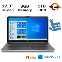 Load image into Gallery viewer, Laptop Hp 17-CA0011DS 17.3&quot; Touch AMD Quad-Core Ryzen 3 2300U 2Ghz 8GB 1TB Win10
