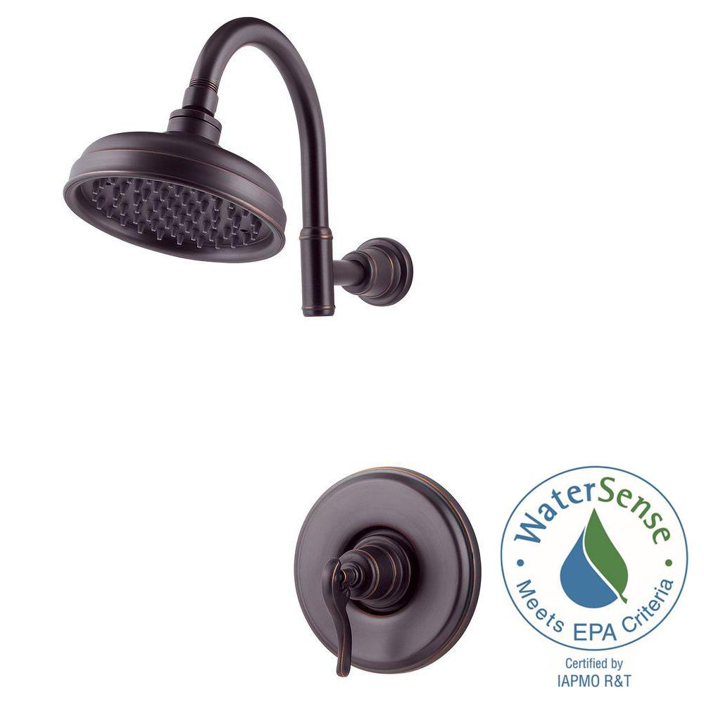 Pfister G89-7YPY Ashfield 1-Handle Shower Faucet Trim Kit in Tuscan Bronze