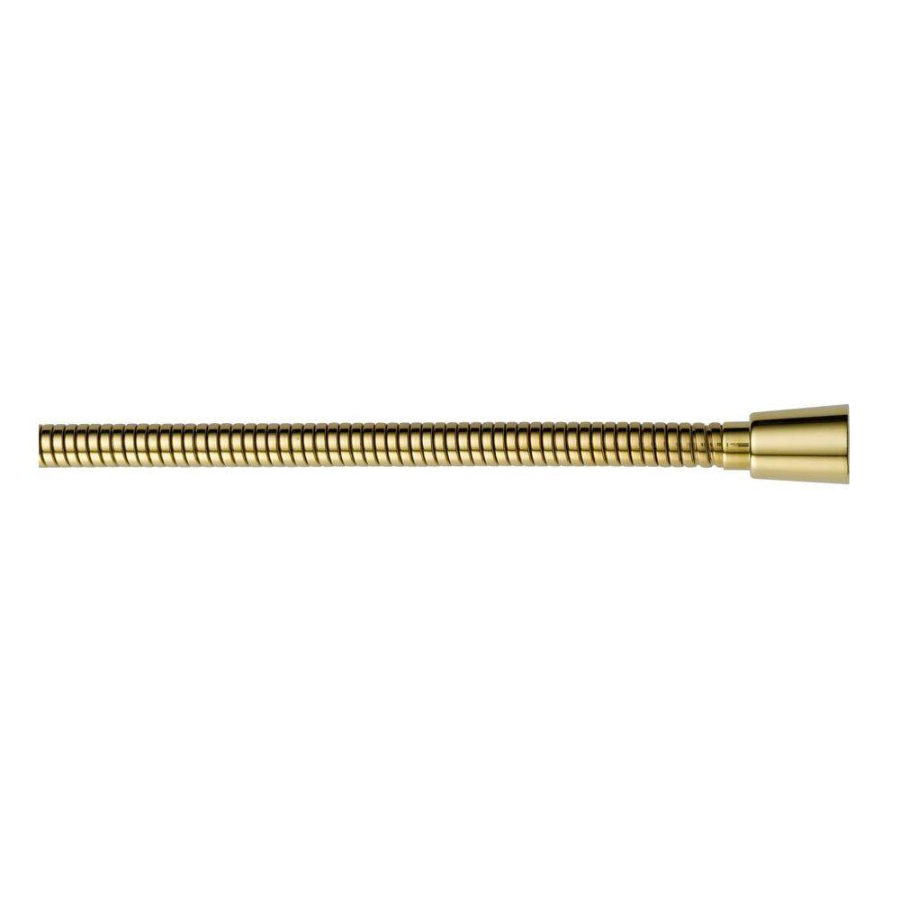 Delta U495D-PB60-PK Stretchable Metal Hand Shower Hose in Polished Brass