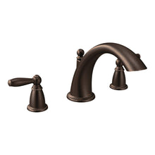 Load image into Gallery viewer, MOEN T933ORB Brantford 2-Handle Deck-Mount Roman Tub Faucet Trim Kit ORB
