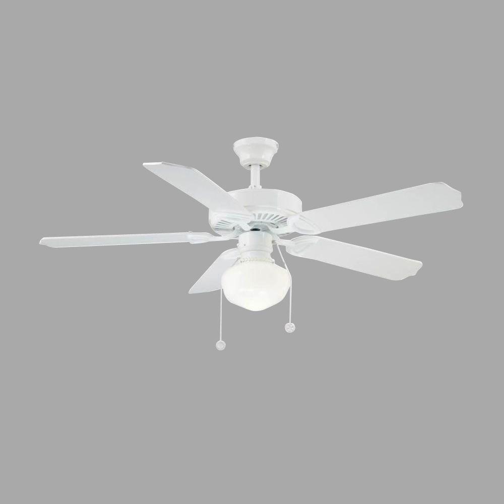 Trimount YG269-WH 52 in. Indoor White Ceiling Fan with Light Kit