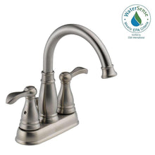 Load image into Gallery viewer, Delta 25984LF-BN-ECO Porter 4&quot; Centerset 2-Handle Bath Faucet Brushed Nickel
