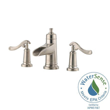 Load image into Gallery viewer, Pfister LG49-YP1K Ashfield 8&quot; Widespread Waterfall Bath Faucet Brushed Nickel
