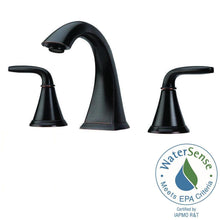 Load image into Gallery viewer, Pfister LF-049-PDYY Pasadena 8&quot; Widespread 2-Handle Bath Faucet, Tuscan Bronze
