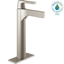 Load image into Gallery viewer, Delta 774-SS-DST Zura 1-Hole 1-Handle Vessel Bathroom Faucet in Stainless
