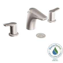 Load image into Gallery viewer, MOEN T6820BN Method 8&quot; Widespread Low-Arc Bath Faucet Trim Kit Brushed Nickel
