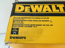 Load image into Gallery viewer, DeWalt DWMIIIFS Pneumatic 15.5-Gauge Hardwood Flooring Stapler
