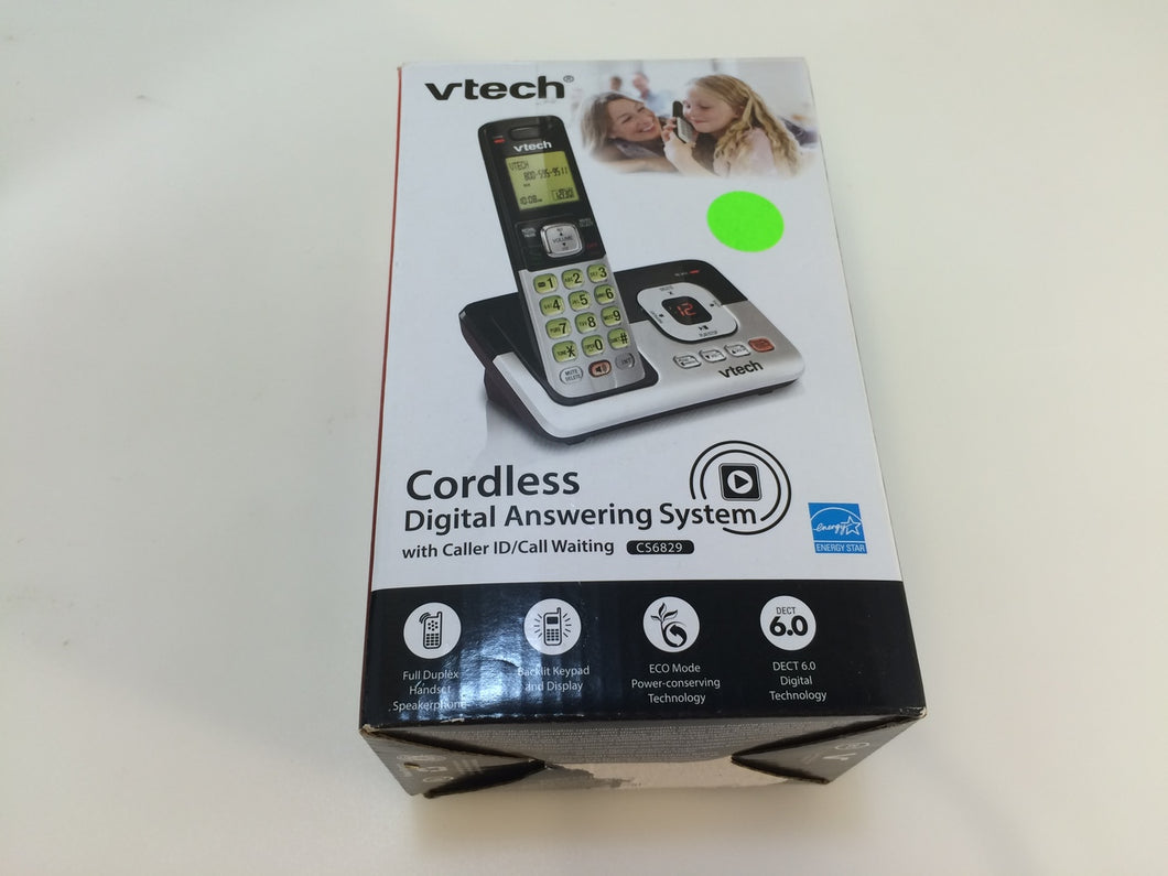 Vtech CS6829 DECT 6.0 Cordless Phone & Digital Answering System 1-Handset