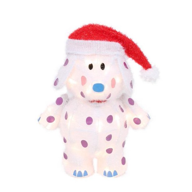 ProductWorks 18 in. LED 3D Pre-Lit Misfit Elephant Christmas Decoration