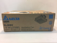 Load image into Gallery viewer, Delta Breez SLM80 Slim Series 80 CFM Ceiling or Wall Bathroom Exhaust Fan
