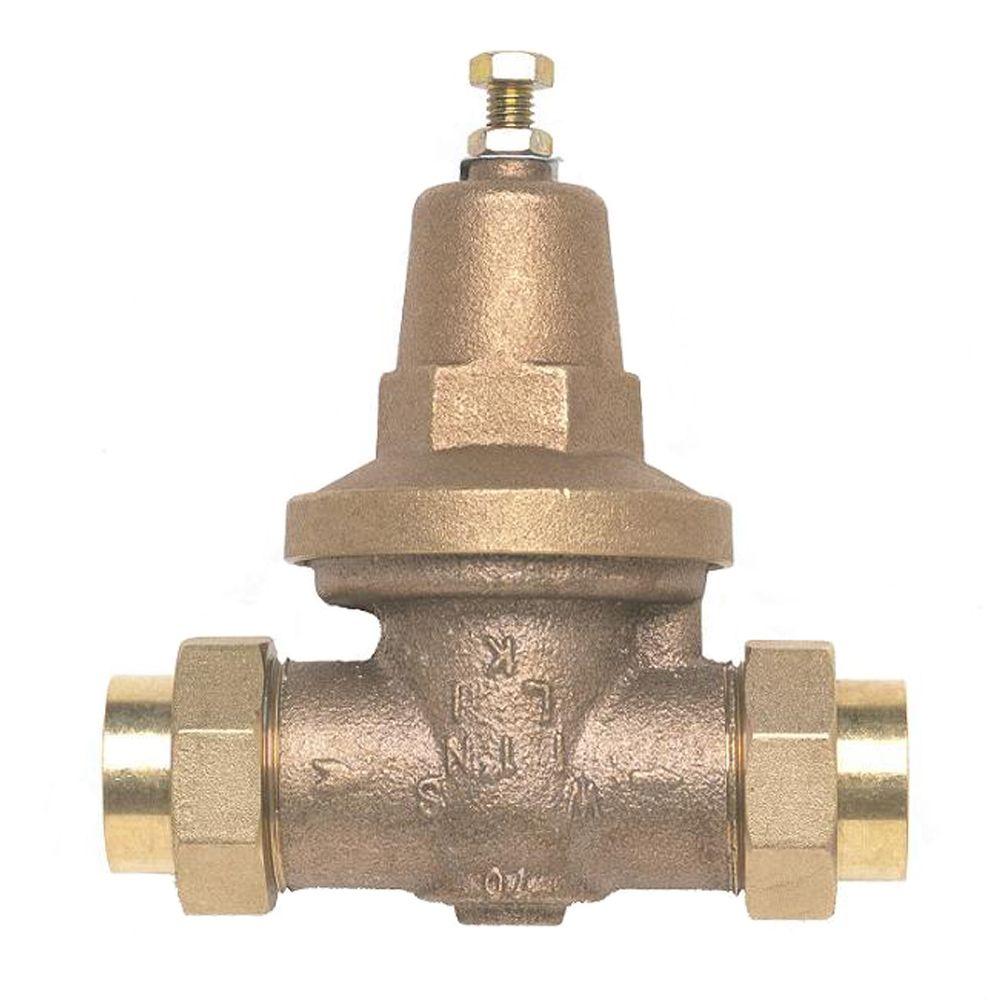 Zurn-Wilkins 34-70XLDU 3/4 in. x 3/4 in. Brass Water Pressure Reducing Valve