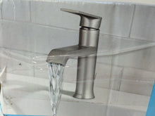 Load image into Gallery viewer, MOEN WS84760SRN Genta 1-Hole 1-Handle Bath Faucet Spot Resist Brushed Nickel
