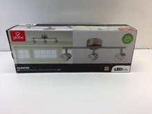 Load image into Gallery viewer, Globe Electric 59020 Hunter 3-Light Brushed Nickel LED Dimmable Track Lighting
