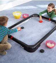 Load image into Gallery viewer, HearthSong Portable PowerBand Air Hockey Tabletop and Carpet Game
