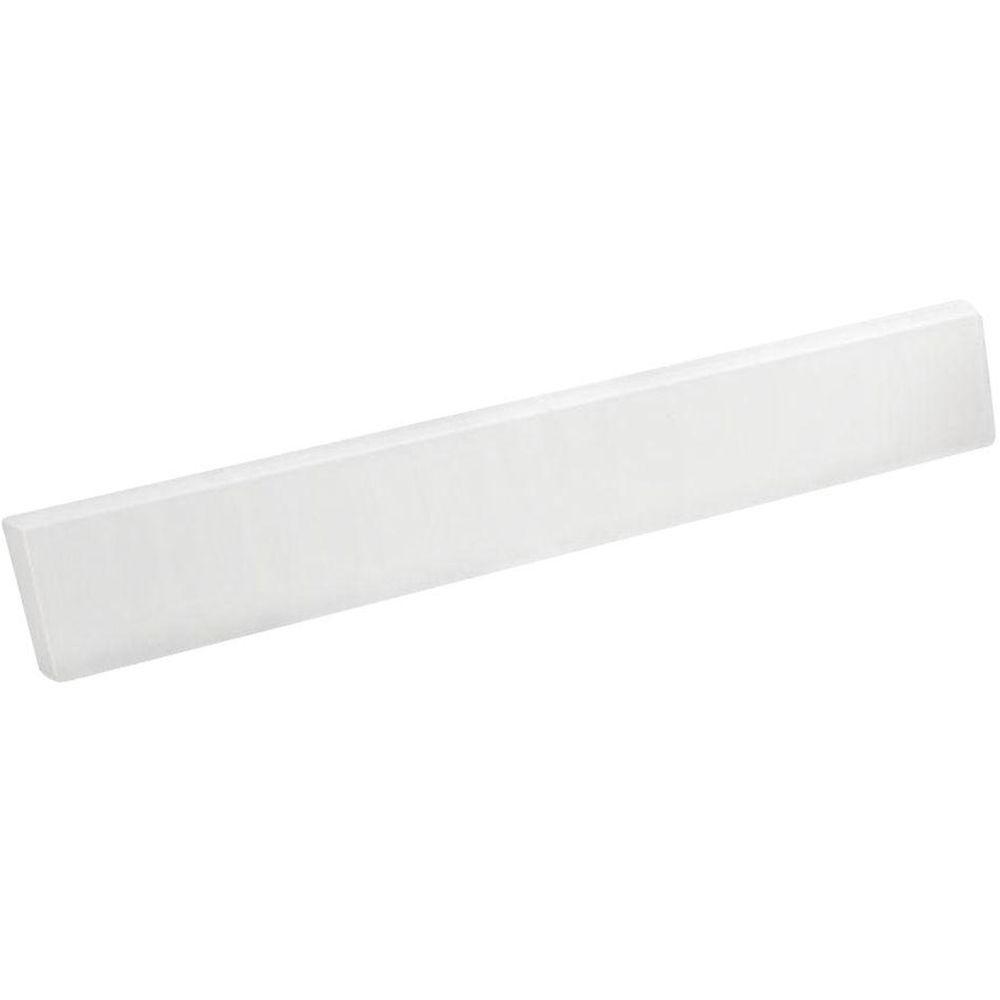 Swan VT21-3SS-010 21 in. W Solid Surface Sidesplash in White