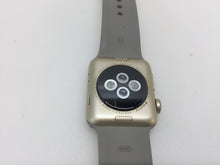 Load image into Gallery viewer, Apple Watch MNP22LL/A Series 2 38mm Gold Aluminum Case Concrete Sport Band
