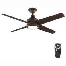 Load image into Gallery viewer, HDC 54729 Mercer 52&quot; LED Indoor Oil Rubbed Bronze Ceiling Fan 1002210730
