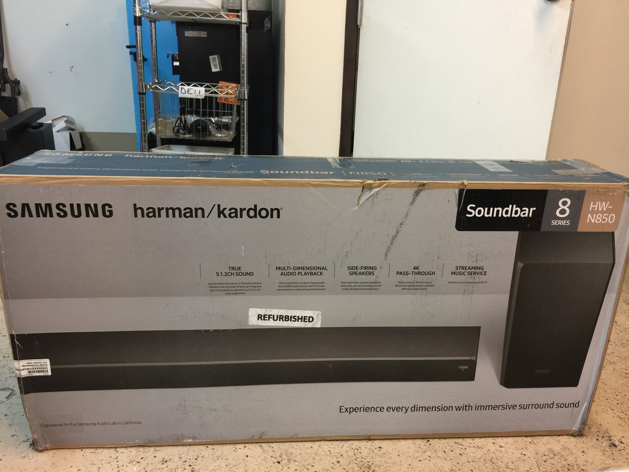 Hw N950 Hw N850 Soundbar Dolby Atmos Samsung N850 Soundbar Rear