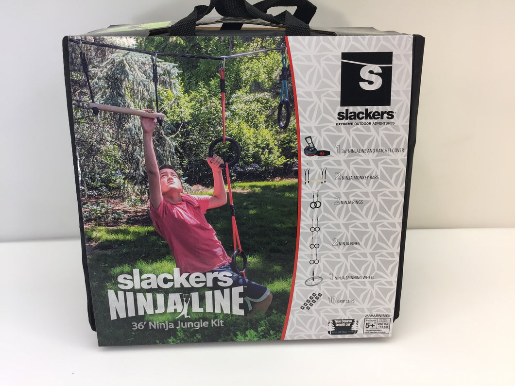 HearthSong Ninjaline Ninja Vines and Rings Obstacle Course Kit SLA.884