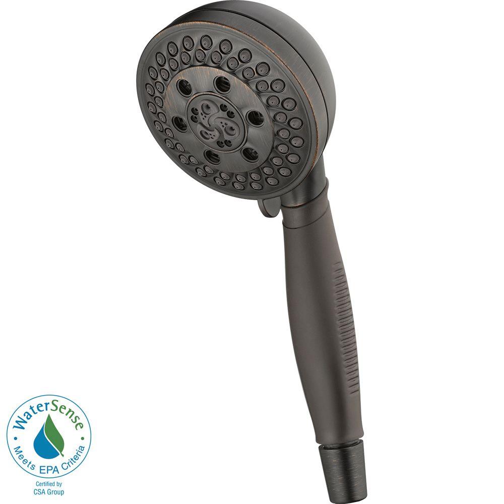 Delta 59445-RB-PK 5-Spray 2.0 GPM Handshower Only Venetian Bronze H2Okinetic