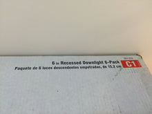 Load image into Gallery viewer, (6-pack) Commercial Electric CER105 6&quot; White Recessed Downlight 384839
