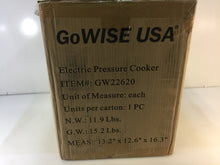 Load image into Gallery viewer, GoWise GW22620 4th-Generation Electric Pressure Cooker with steam rack
