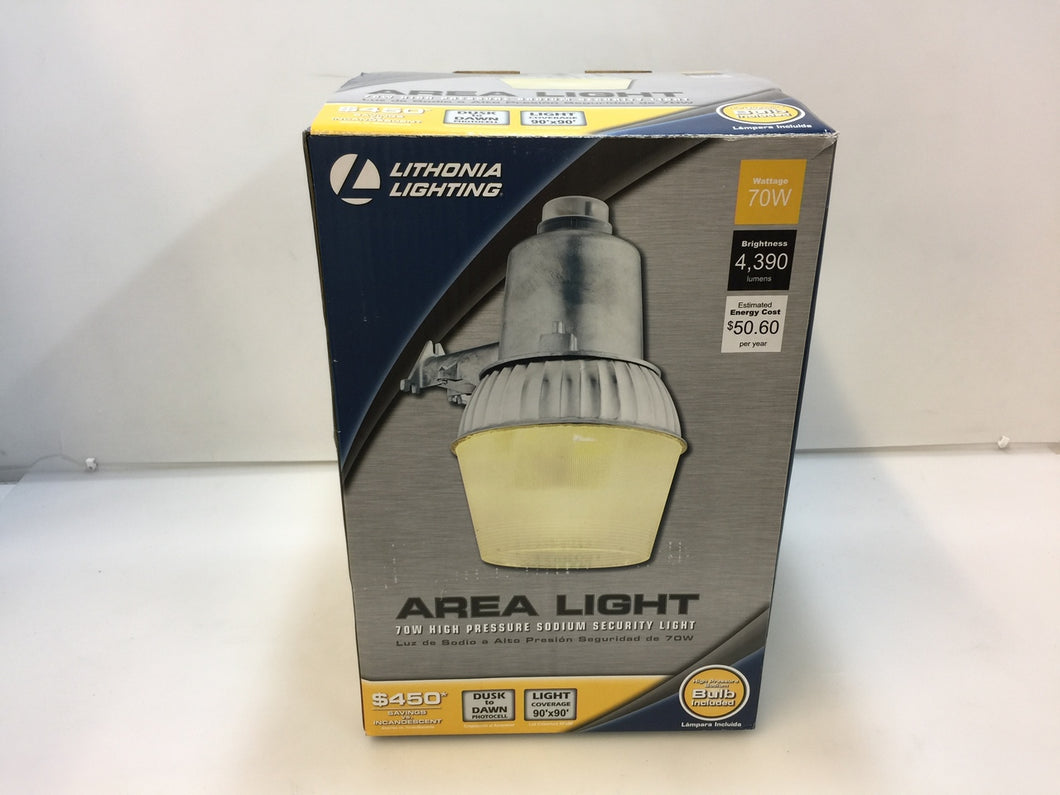 Lithonia Lighting 894319 Area Light OAL 70S 70W High Pressure Security Light