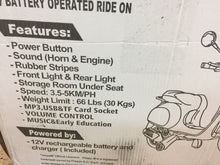 Load image into Gallery viewer, Vespa Electric Motor 12 Volt Battery Operated Children&#39;s Ride On Blue 801BL
