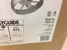 Load image into Gallery viewer, Home Decorators Collection YG622-SL Novak 14&quot; Silver Oscillating Ceiling Fan
