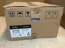 Load image into Gallery viewer, Kraus KHU103-33 33&quot; Undermount 60/40 Double Bowl Stainless Steel Sink Kit
