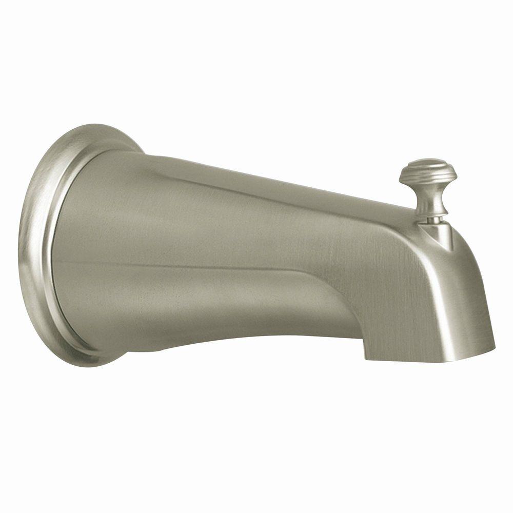 MOEN 3808BN Monticello Diverter Tub Spout w Slip Fit Connection Brushed Nickel