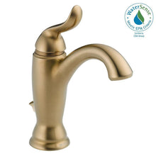 Load image into Gallery viewer, Delta 594-CZMPU-DST Linden 1-Hole 1-Handle Bathroom Faucet Champagne Bronze
