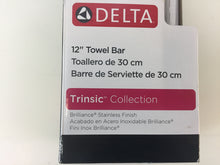Load image into Gallery viewer, Delta 75912-SS Trinsic 12 in. Towel Bar in Brilliance Stainless
