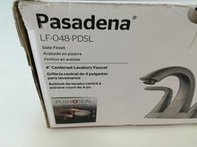Load image into Gallery viewer, Pfister LF-048-PDSL Pasadena 4 in. Centerset 2-Handle Bathroom Faucet in Slate
