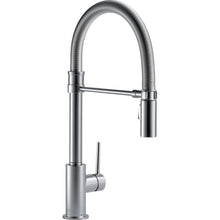 Load image into Gallery viewer, Delta 9659-AR-DST Trinsic Pull-Down Sprayer Kitchen Faucet Arctic Stainless
