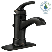 Load image into Gallery viewer, Moen Hensley WS84414MBRB 1-Hole 1-Handle Bathroom Faucet Mediterran Bronze
