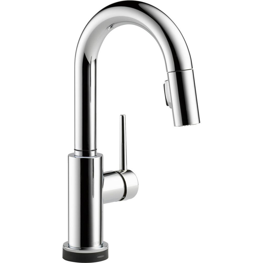 Delta 9959T-DST Trinsic 1-Handle Pull-Down Sprayer Bar Faucet Chrome