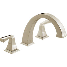 Load image into Gallery viewer, Delta T2751-PN Dryden Deck-Mount Roman Tub Faucet Trim Kit Only Polished Nickel
