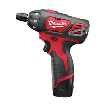 Load image into Gallery viewer, Milwaukee 2401-22 M12 12-Volt Lithium-Ion 1/4&quot; Hex Cordless Screwdriver Kit
