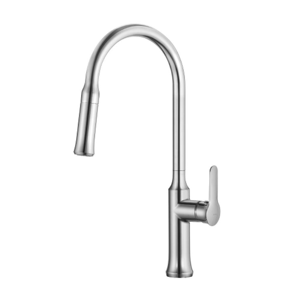 KRAUS KPF-1630CH Nola Single-Handle Pull-Down Kitchen Faucet Chrome